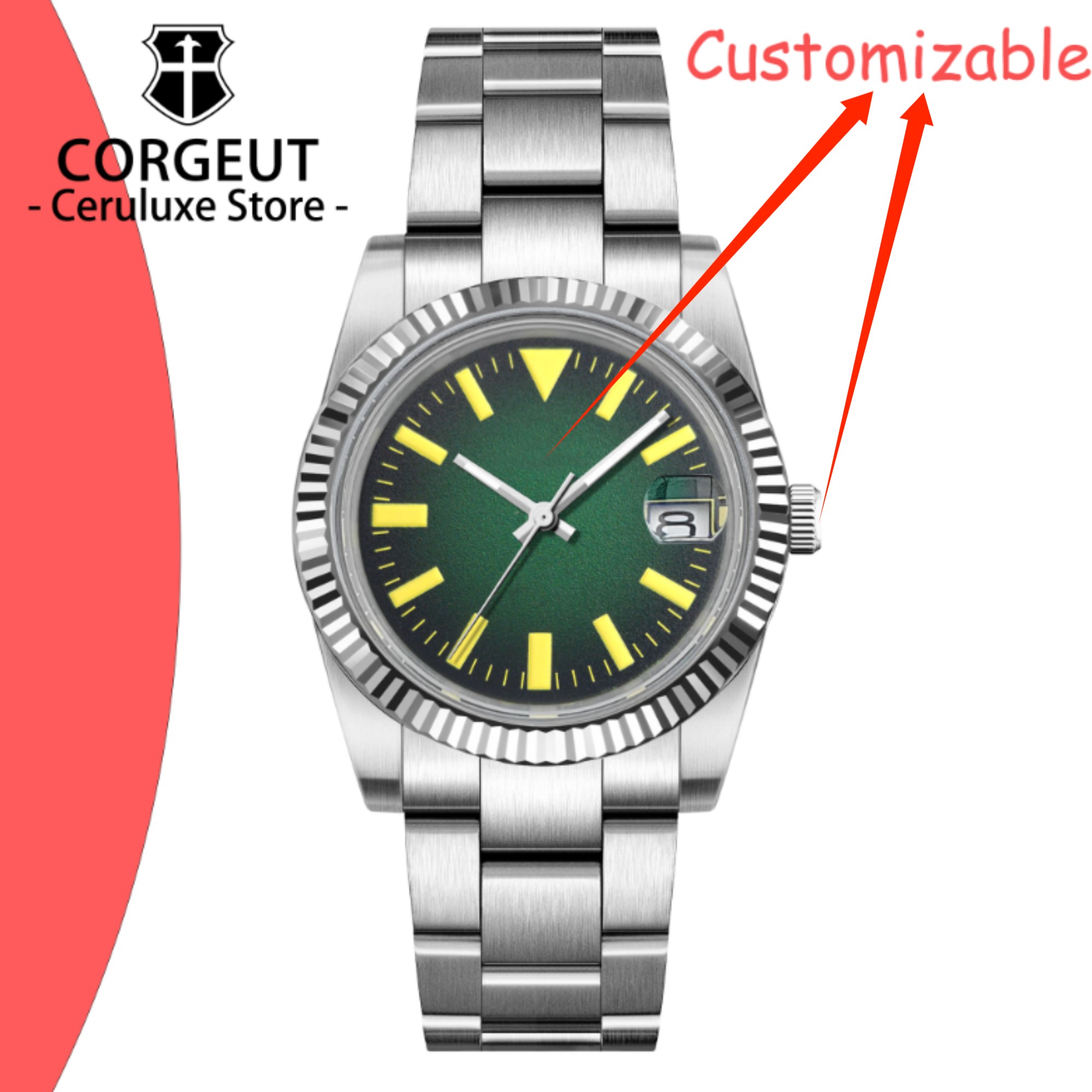 Jewelry And Watches - Custom Logo 36/39mm New NH35 Automatic