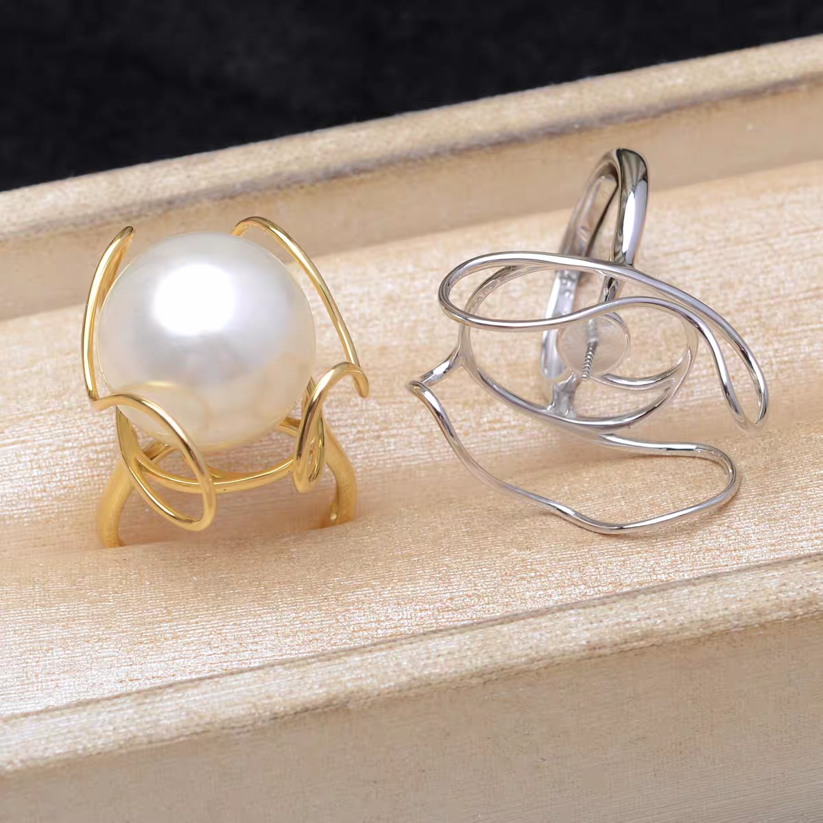 Sterling Silver Ring - S925 Sterling Silver Adjustable Finger Ring