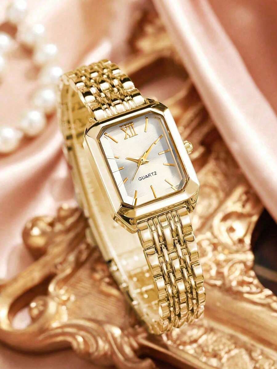 Womens Square Case Quartz Watc - Jewelry And Watches ulasan dan harga