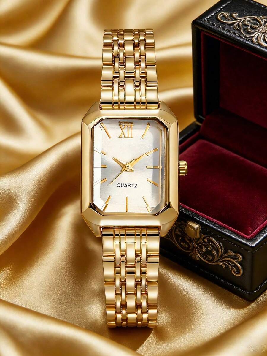 Womens Square Case Quartz Watc - Jewelry And Watches ulasan dan harga