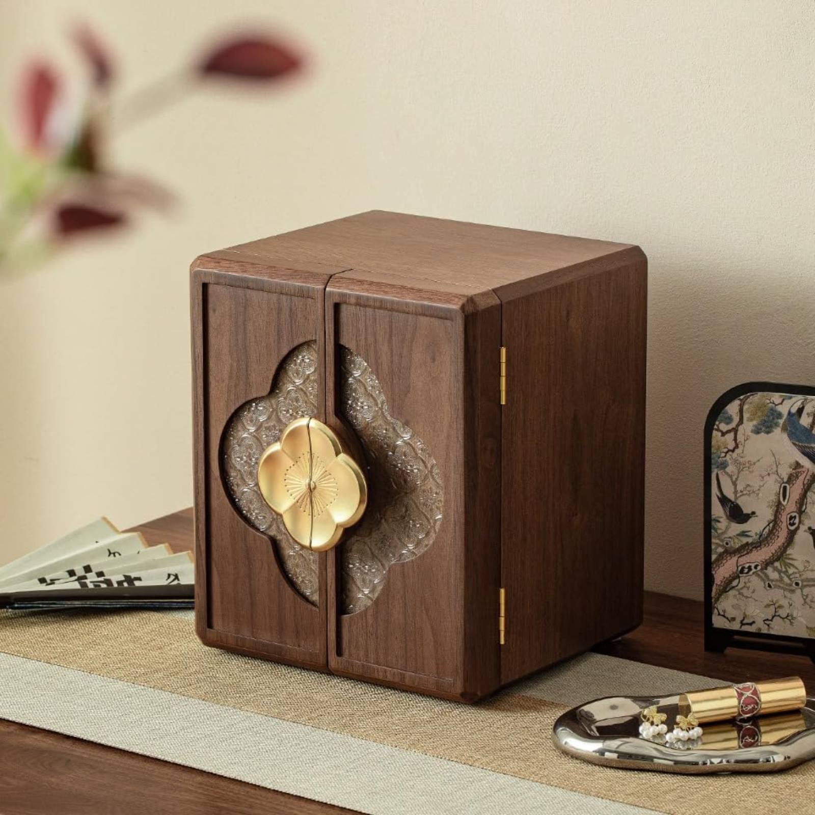 Wooden Jewelry Box New Chinese - Jewelry & Watches Vitopoulos ulasan dan harga