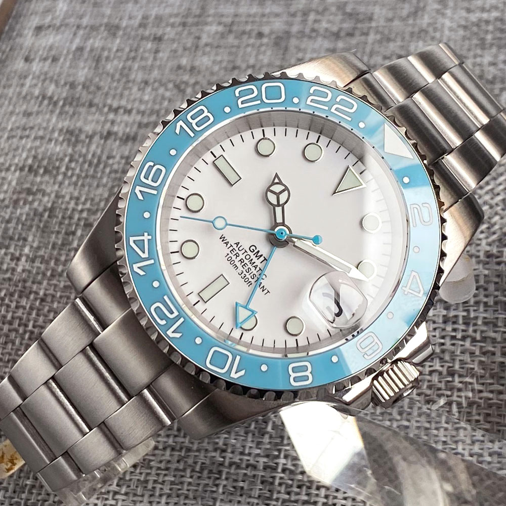 Customized 40mm Ice Blue Dial  - Jewelry And Watches ulasan dan harga