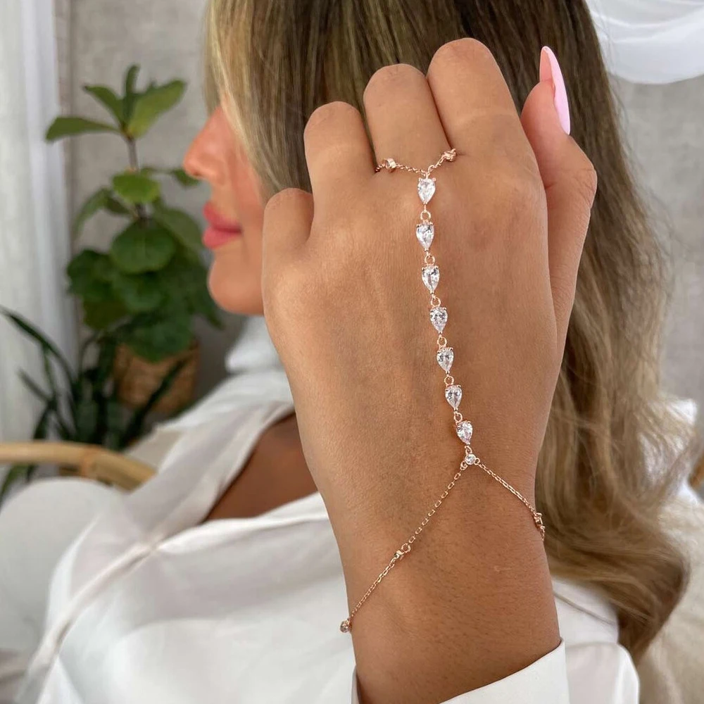 Fashion Zircon Teardrop Finger - Jewelry & Watches Vitopoulos ulasan dan harga