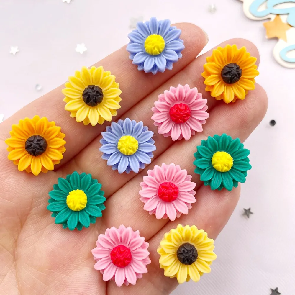 30Pcs Resin Colorful 15mm Sunf - Paradise Jewelry & Watches Llc Photos ulasan dan harga
