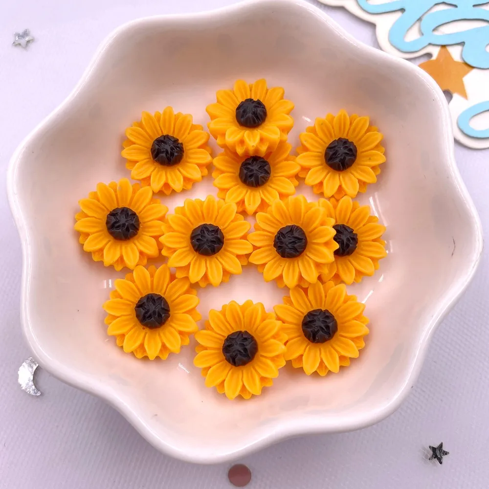 30Pcs Resin Colorful 15mm Sunf - Paradise Jewelry & Watches Llc Photos ulasan dan harga
