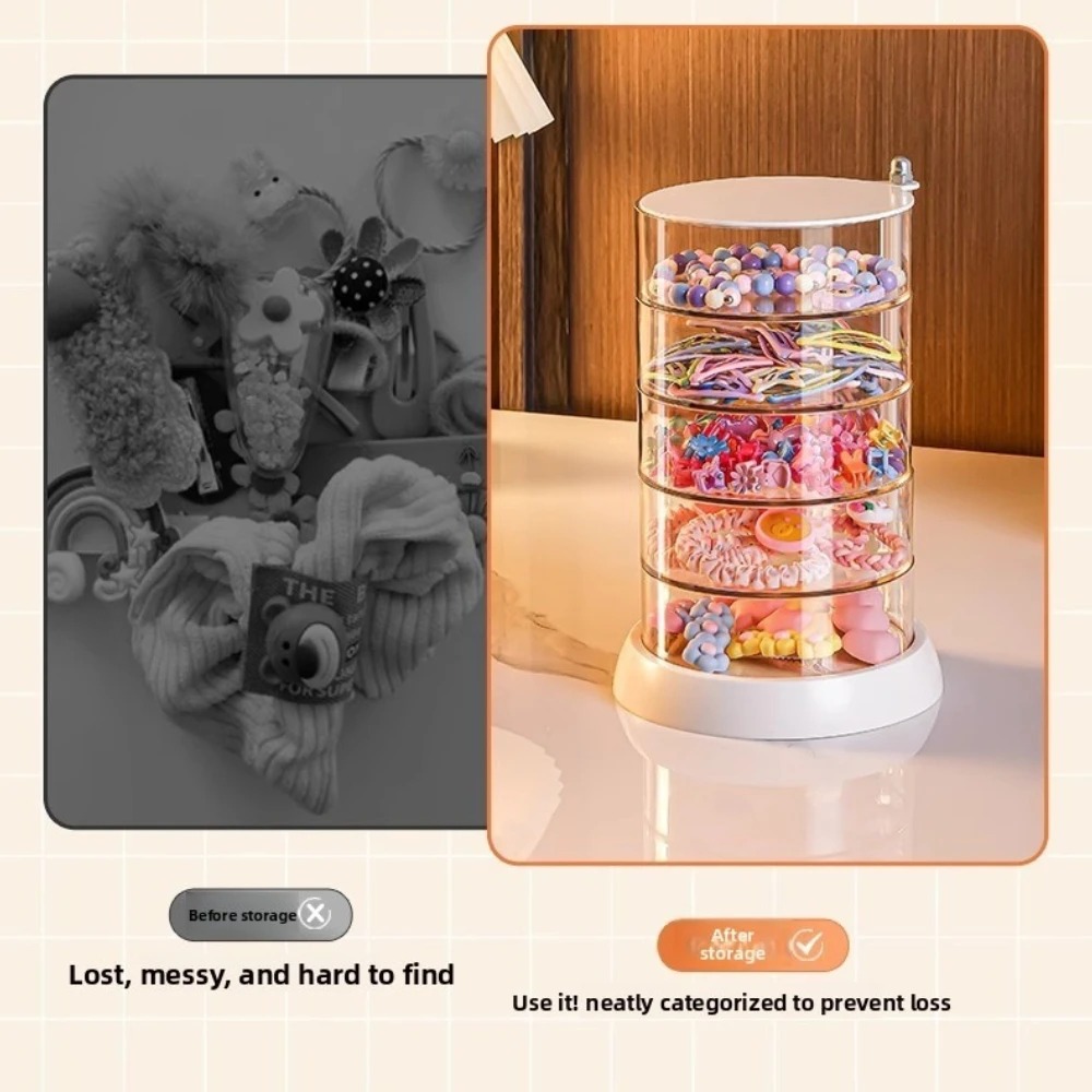360 Rotating Clear Hair Access - Jewelry & Watches Vitopoulos ulasan dan harga
