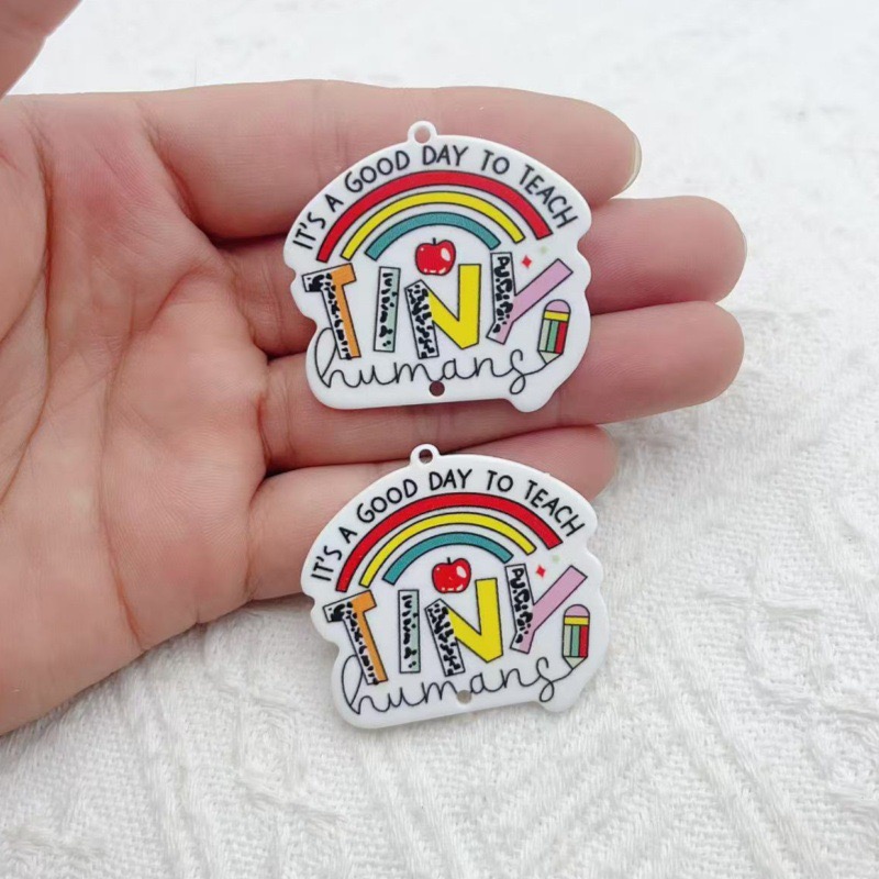 10pcs Teacher's Day Acrylic Do - Jewelry & Watches Vitopoulos ulasan dan harga