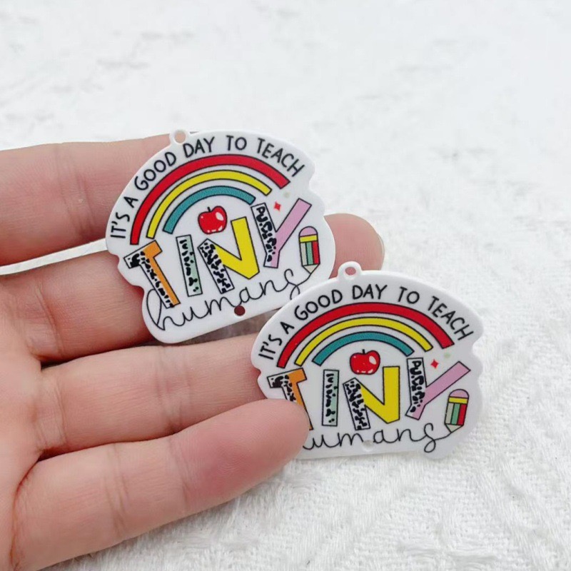 10pcs Teacher's Day Acrylic Do - Jewelry & Watches Vitopoulos ulasan dan harga