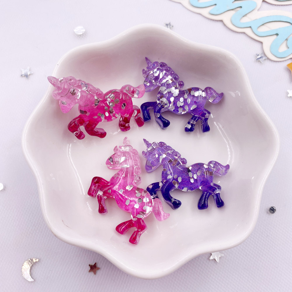 6PCS Colorful Resin Glitter 3D - Paradise Jewelry & Watches Llc Photos ulasan dan harga