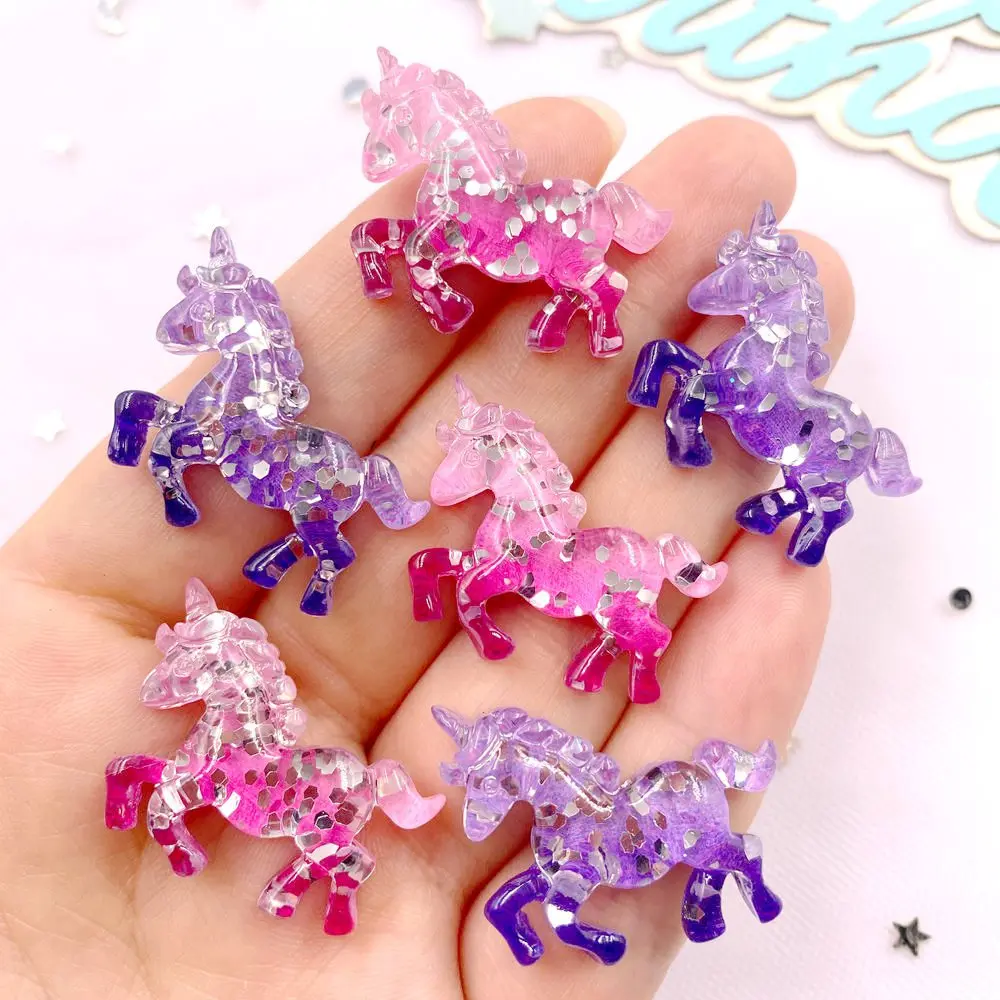 6PCS Colorful Resin Glitter 3D - Paradise Jewelry & Watches Llc Photos ulasan dan harga