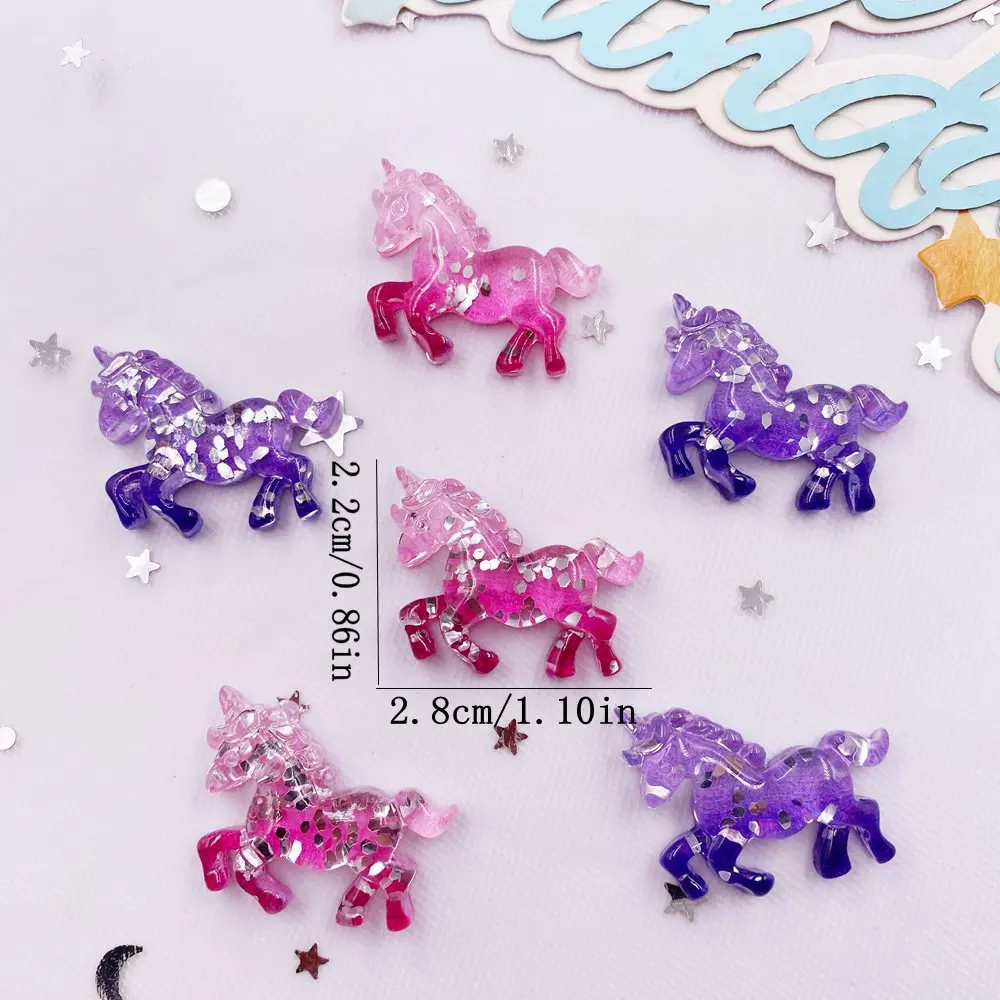 6PCS Colorful Resin Glitter 3D - Paradise Jewelry & Watches Llc Photos ulasan dan harga