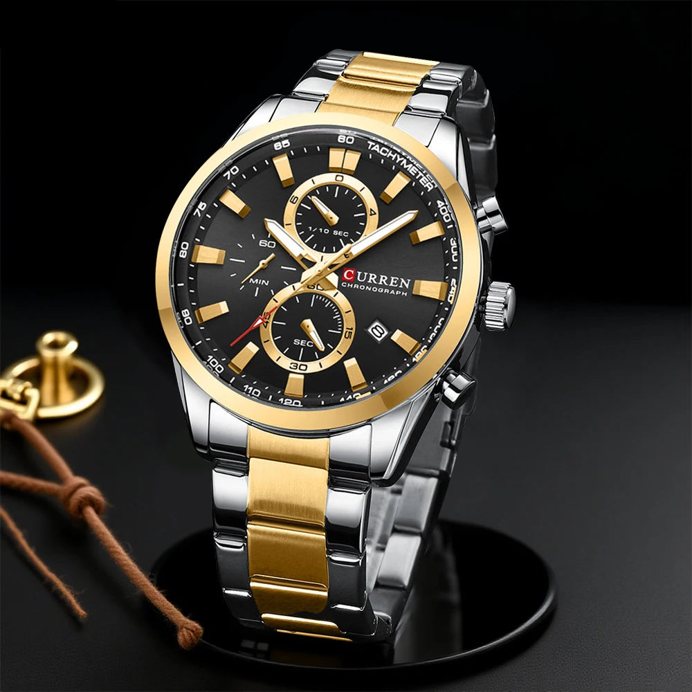 CURREN Casual Quartz Chrono Sp - Jewelry And Watches ulasan dan harga