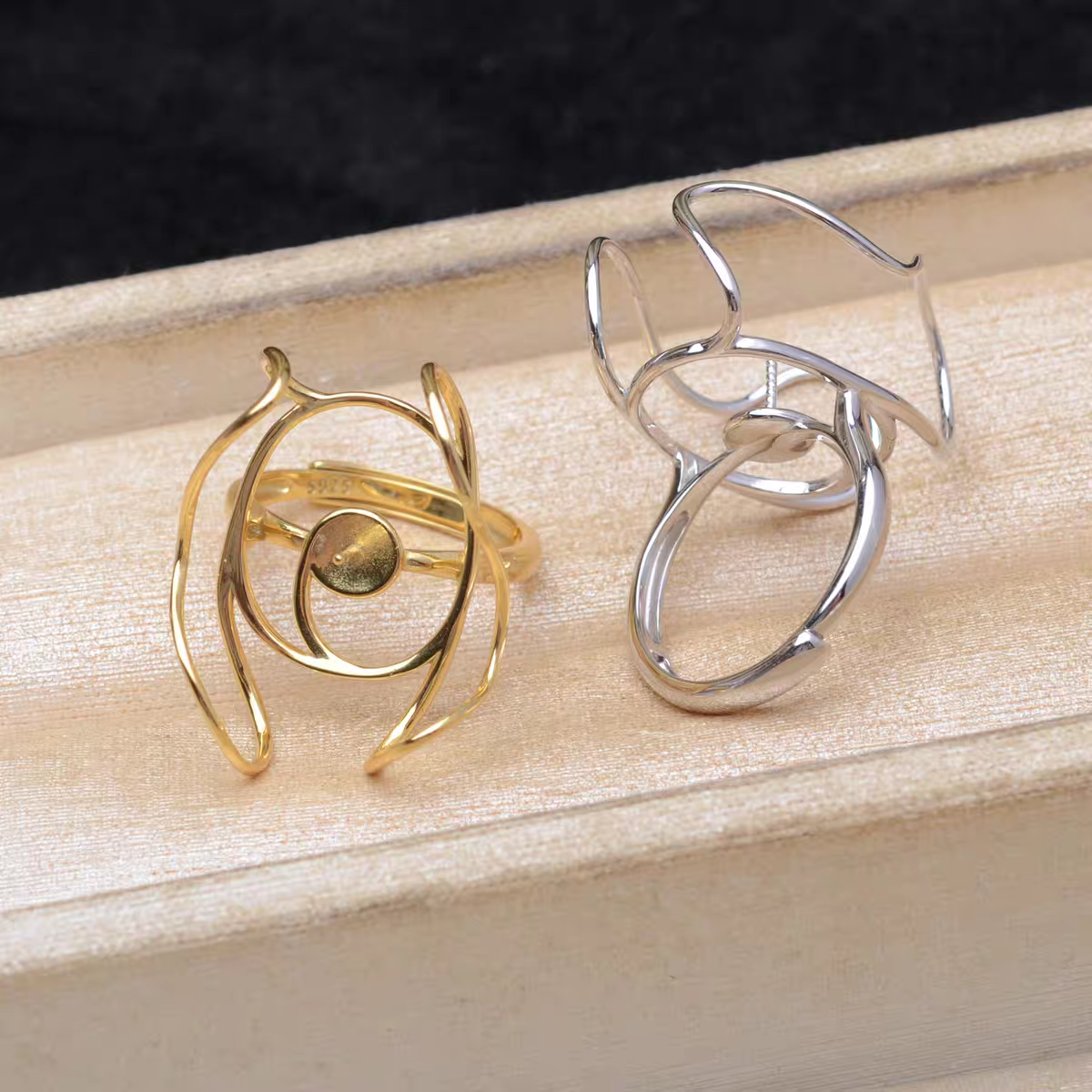 S925 Sterling Silver Adjustabl - Sterling Silver Ring ulasan dan harga