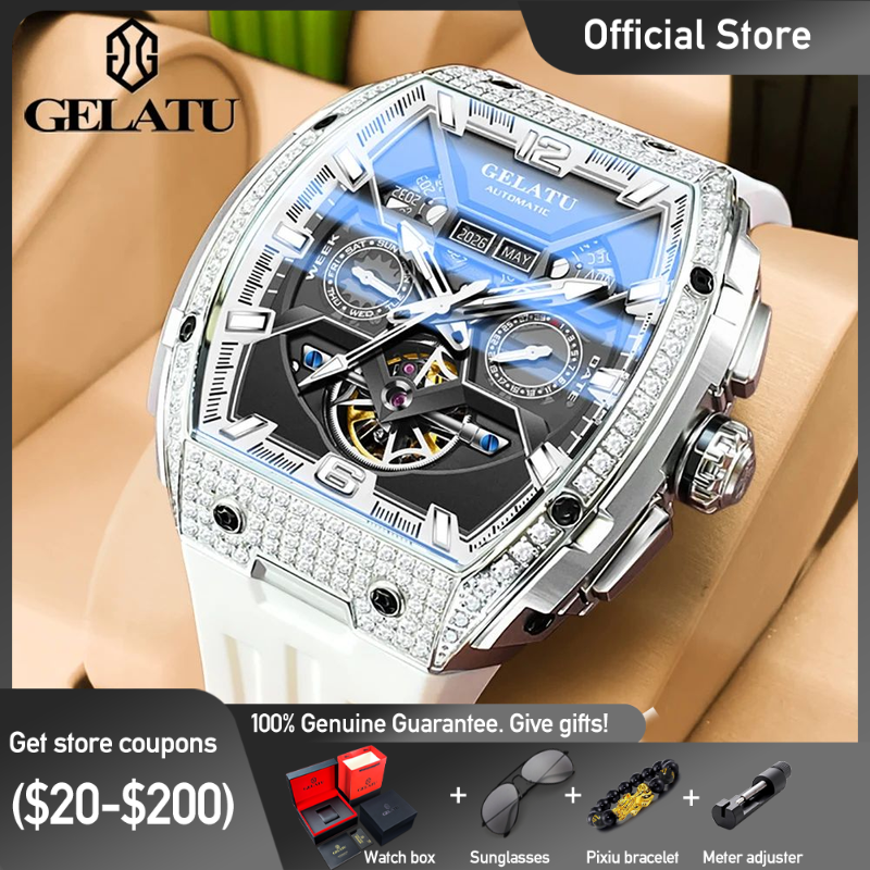 GELATU Top Brand Men's Watches - Jewelry Inspired Watches ulasan dan harga