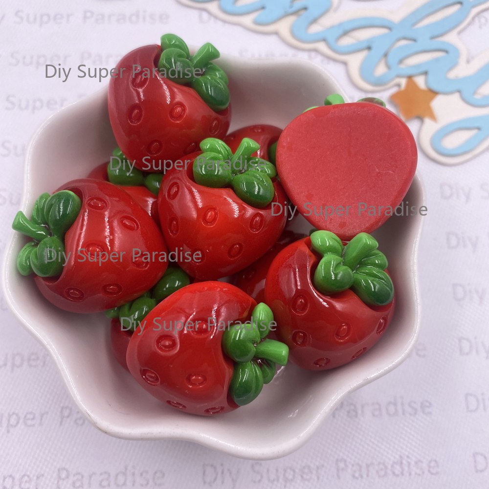 8PCS Resin Kawaii Colorful Red - Paradise Jewelry & Watches Llc Photos ulasan dan harga