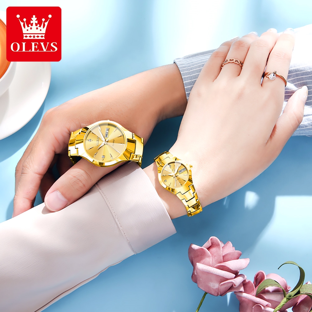 OLEVS TOP Brand Gold Watches f - Jewelry Inspired Watches ulasan dan harga