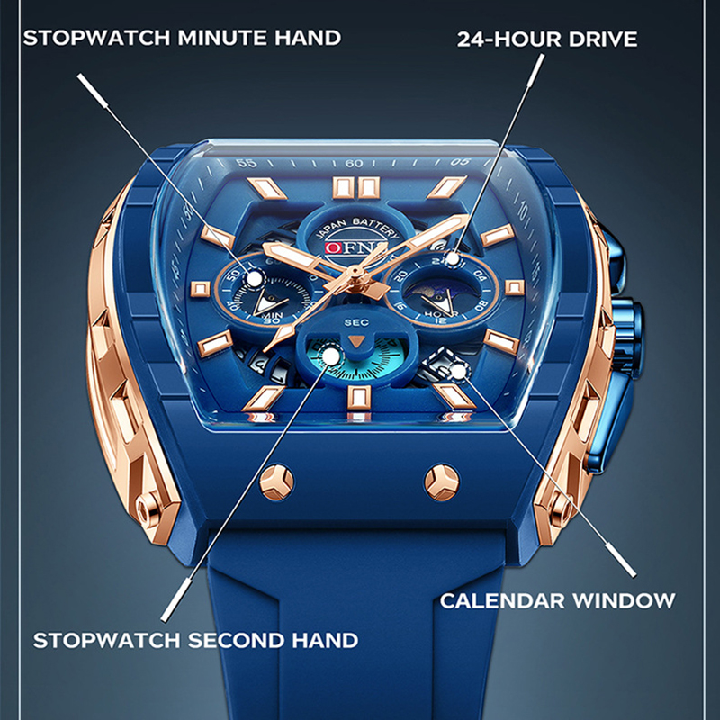 Multifunction Chronograph Men  - Jewelry Inspired Watches ulasan dan harga