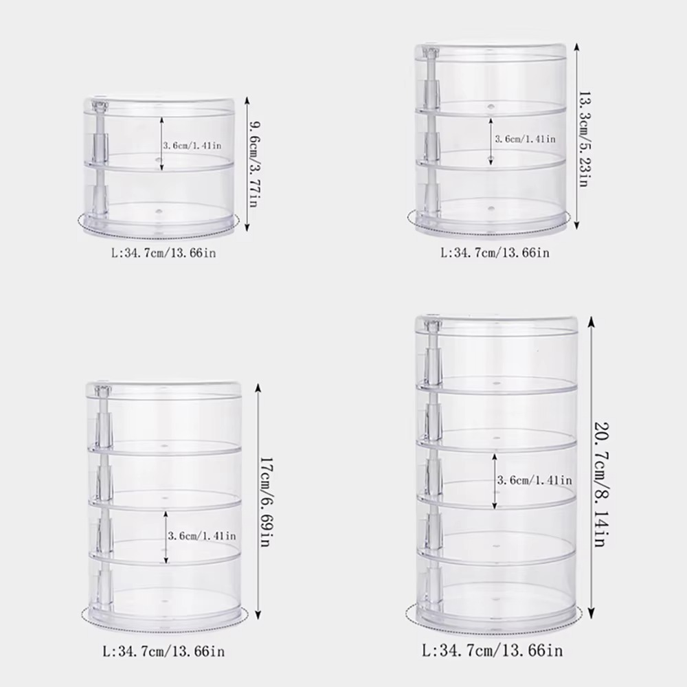 360 Rotating Jewelry Organizer - Jewelry & Watches Vitopoulos ulasan dan harga