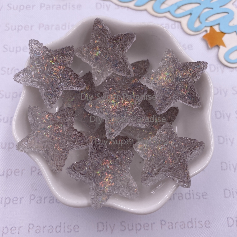 10PCS Resin Clear Candy Color  - Paradise Jewelry & Watches Llc Photos ulasan dan harga