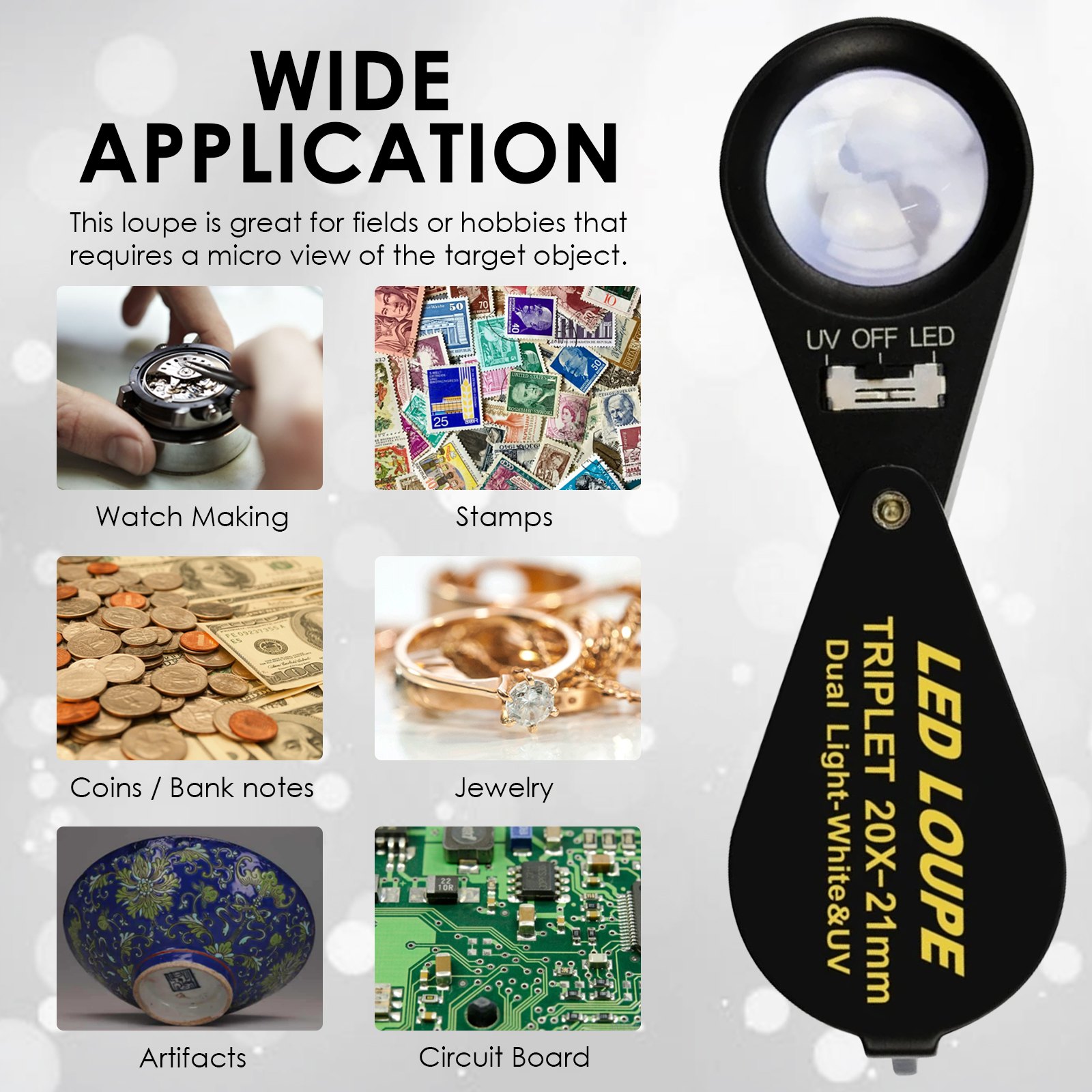 20x Jewelry Loupe 21mm Dual Li - Collectors Coins Jewelry & Watches Of Smithtown ulasan dan harga