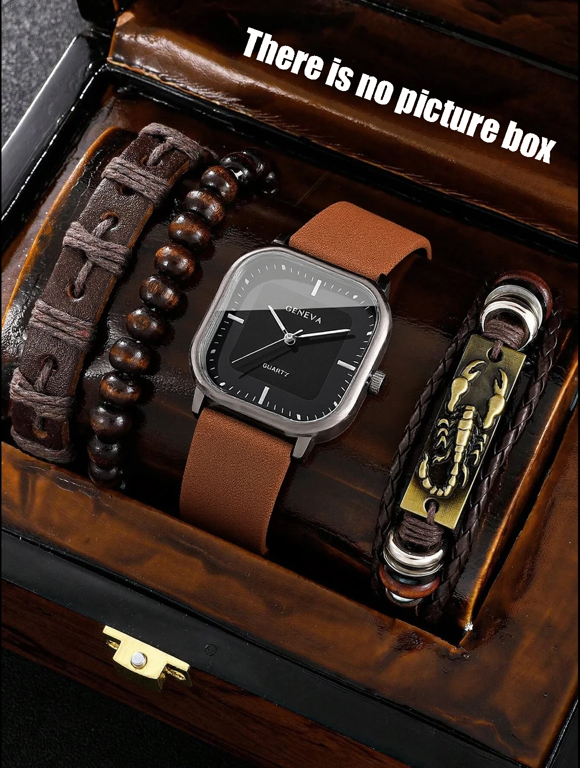 No gift box; men's leather str - Jewelry And Watches ulasan dan harga