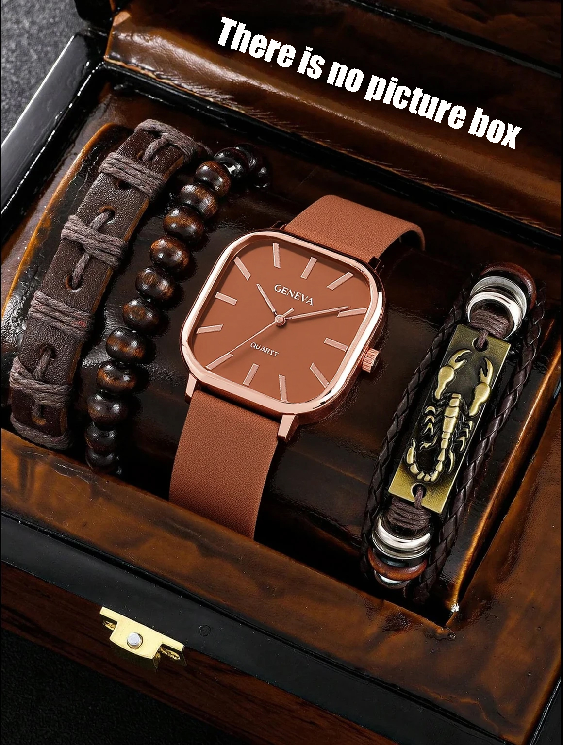 No gift box; men's leather str - Jewelry And Watches ulasan dan harga