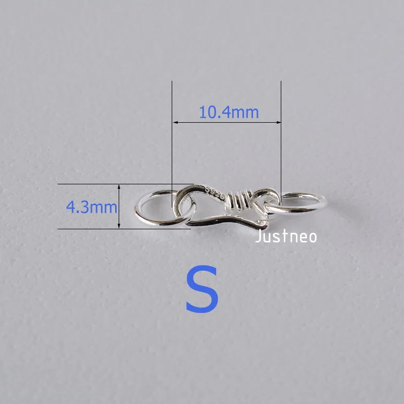 Sterling Silver S Hook & Eye F - Sterling Silver Ring ulasan dan harga