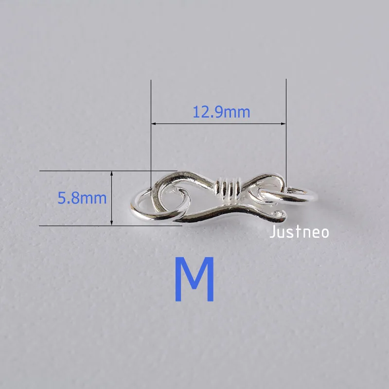 Sterling Silver S Hook & Eye F - Sterling Silver Ring ulasan dan harga