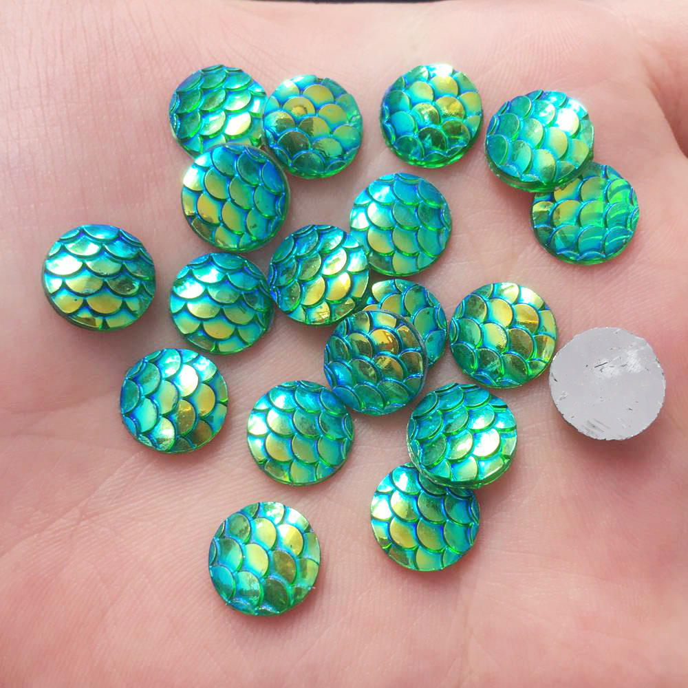 Shiny 100Pcs AB Resin 10mm Rou - Paradise Jewelry & Watches Llc Photos ulasan dan harga