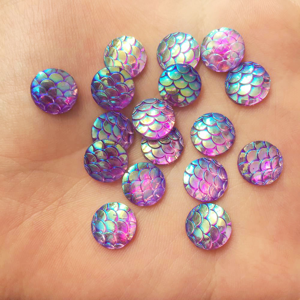 Shiny 100Pcs AB Resin 10mm Rou - Paradise Jewelry & Watches Llc Photos ulasan dan harga