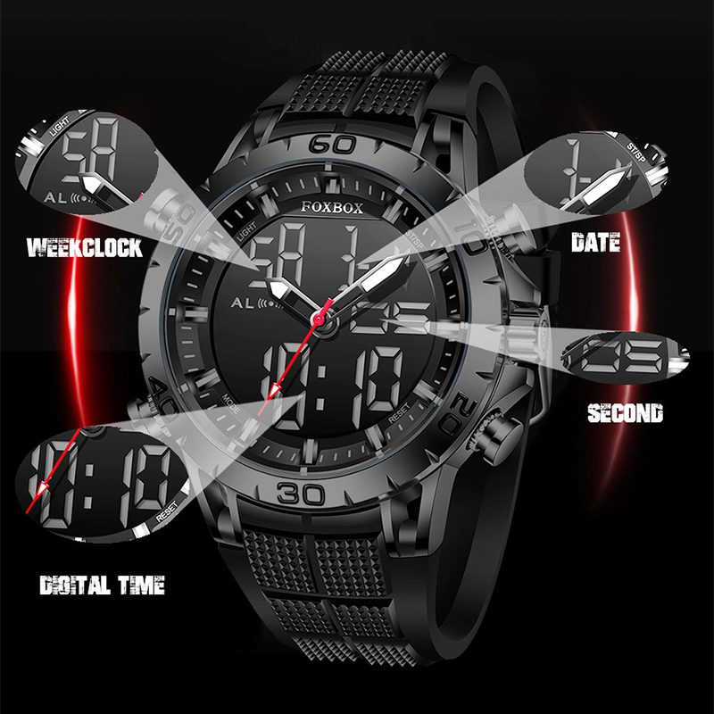 FOXBOX Mens Watches Sports Top - Jewelry Inspired Watches ulasan dan harga